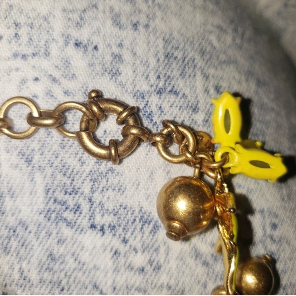 J Crew Lemon Tree Charm Bracelet - Picture 5 of 8